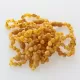 10 Butter BAROQUE Baltic amber teething bracelets 14cm