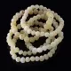 5 Raw Milk BAROQUE Baltic amber adult stretch bracelets 18cm
