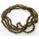 4 Green CHIPS Baltic amber necklaces 50cm