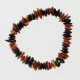 Multi Chips Baltic Amber Stretch Bracelet 18cm