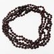 5 Cherry ROUND Baltic amber teething necklaces 33cm