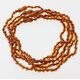 5 Cognac ROUND Baltic amber teething necklaces 33cm