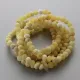 5 Raw Milk BAROQUE Baltic amber adult stretch bracelets 18cm