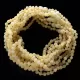 10 Raw Milk BAROQUE Batic amber necklaces 33cm