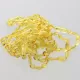 10 Lemon BEANS Baltic amber teething Baby bracelets 14cm