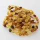 10 Raw Mix BEANS Baltic amber adult bracelets 19cm