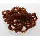 10 Raw Cognac BAROQUE Baltic Amber Bracelet 19cm