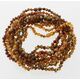 10 Raw BAROQUE Baltic amber teething necklaces 33cm