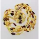5 Mix BEANS Baltic amber adult necklaces 51cm