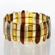 Sparkling pieces Baltic amber stretchy bracelet 19cm