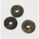 3 Raw Donut shape Baltic amber pendant medallions