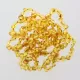 10 POP Lemon BAROQUE Baltic amber teething bracelets 14cm