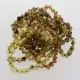 10 Raw Green BAROQUE Baltic Amber Bracelet 19cm