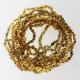 10 Raw Green BAROQUE Baltic amber teething necklaces 33cm