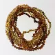 10 Raw Green BAROQUE Baltic amber teething necklaces 33cm