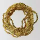 10 Raw Green BAROQUE Baltic amber teething necklaces 33cm