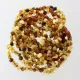 10 Raw Mix Baltic Amber Anklets Bracelets 25cm