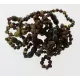 10 Raw Dark BAROQUE Baltic amber teething bracelets 14cm