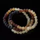 3 Raw Rainbow BAROQUE Baltic amber adult stretch bracelets 18cm