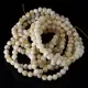 10 Raw White BAROQUE Baltic amber adult stretch bracelets 18cm