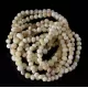 10 Raw White BAROQUE Baltic amber adult stretch bracelets 18cm