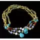 3 Gem Lemon Baltic Amber teething necklaces 33cm
