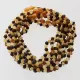 10 Raw Multi BAROQUE teething Baltic amber necklaces 32cm