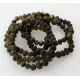 5 Raw Dark BAROQUE Baltic Amber Stretch Bracelet 19cm