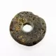 Raw Donut shape Baltic amber pendant medallion