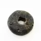 Raw Donut shape Baltic amber pendant medallion