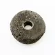 Raw Donut shape Baltic amber pendant medallion