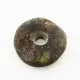 Raw Donut shape Baltic amber pendant medallion