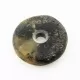 Raw Donut shape Baltic amber pendant medallion