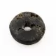 Raw Donut shape Baltic amber pendant medallion