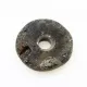 Raw Donut shape Baltic amber pendant medallion