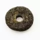 Raw Donut shape Baltic amber pendant medallion