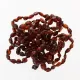 10 Cognac BEANS Baltic amber teething Baby bracelets 14cm