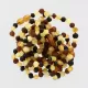 10 Raw Multi BAROQUE Baltic amber teething bracelets 15cm