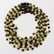 10 Multi BROQUE teething Baltic amber necklaces 33cm