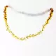 Reverse Rainbow Baltic Amber Teething Necklace For Babies