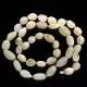 Raw Milk BEANS Baltic amber knotted necklace 46cm
