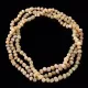 3 Raw Butter BAROQUE Baltic amber adult necklaces 46cm