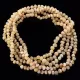 5 Raw Butter BAROQUE Baltic amber adult necklaces 46cm