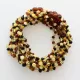 10 Multi BAROQUE Baltic amber teething necklaces 28cm