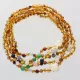 5 Honey Gems Baltic Amber teething necklaces 33cm