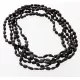 5 Raw Cherry BEANS Baltic amber adult necklaces 50cm