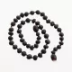 Raw Cherry Baroque Teething Baltic amber Necklace