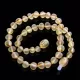 Raw Lemon Baroque Teething Baltic amber Necklace 28cm