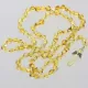 Honey Angel Pendant Baltic Amber Baroque Necklace 64cm