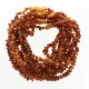 10 Raw Cognac CHIPS Baltic amber teething necklaces 32cm